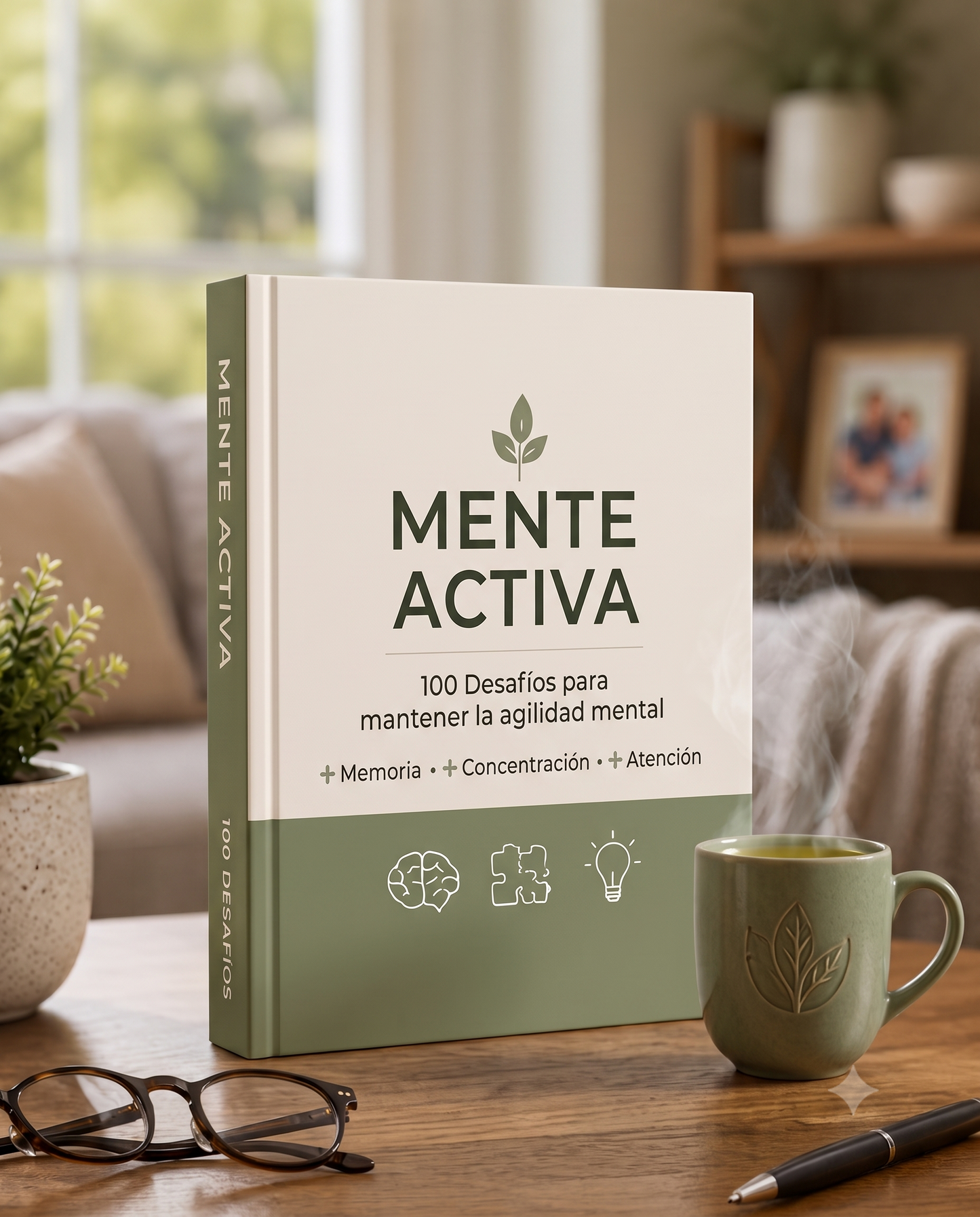 🧠Mente Activa: 100 desafíos para la agilidad mental + 4 Regalos🌿